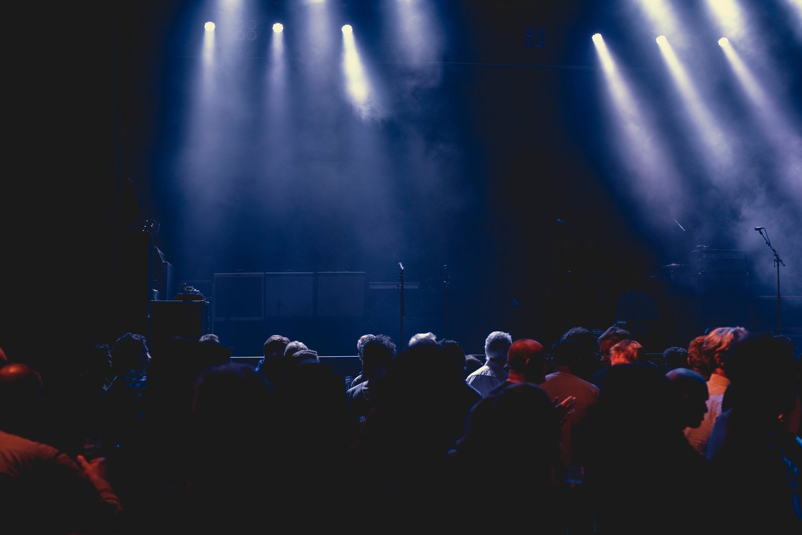 Crowd at Empty Music Stage 